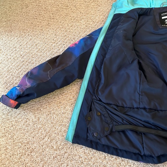 O’Neill Girl’s Snow Outerwear Jacket. Navy, Hooded, Girl’s size 14. - Picture 13 of 14